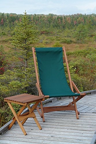 BYER OF MAINE, Pangean, Folding Wood Table, Hardwood, Folding Patio Table, Porch Table, Easy to Fold and Carry, Perfect for Camping, Wooden Camp Table, Matches Pangean Furniture Line, Single - Thumbnail 3