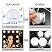 Homeasy Hollywood Style LED Vanity Mirror Lights Kit with 10 Dimmable Bulbs, Vanity LED Strip Light for Makeup Vanity Table Set in Dressing Room- Daylight White and Warm White (Not Include Mirror)