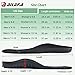 Ailaka High Arch Support Orthotic Shoe Insoles for Men and Women, Shock Absorption Gel Cushion Sports Inserts for Flat Feet, Plantar Fasciitis, Feet Heel Pain Relief