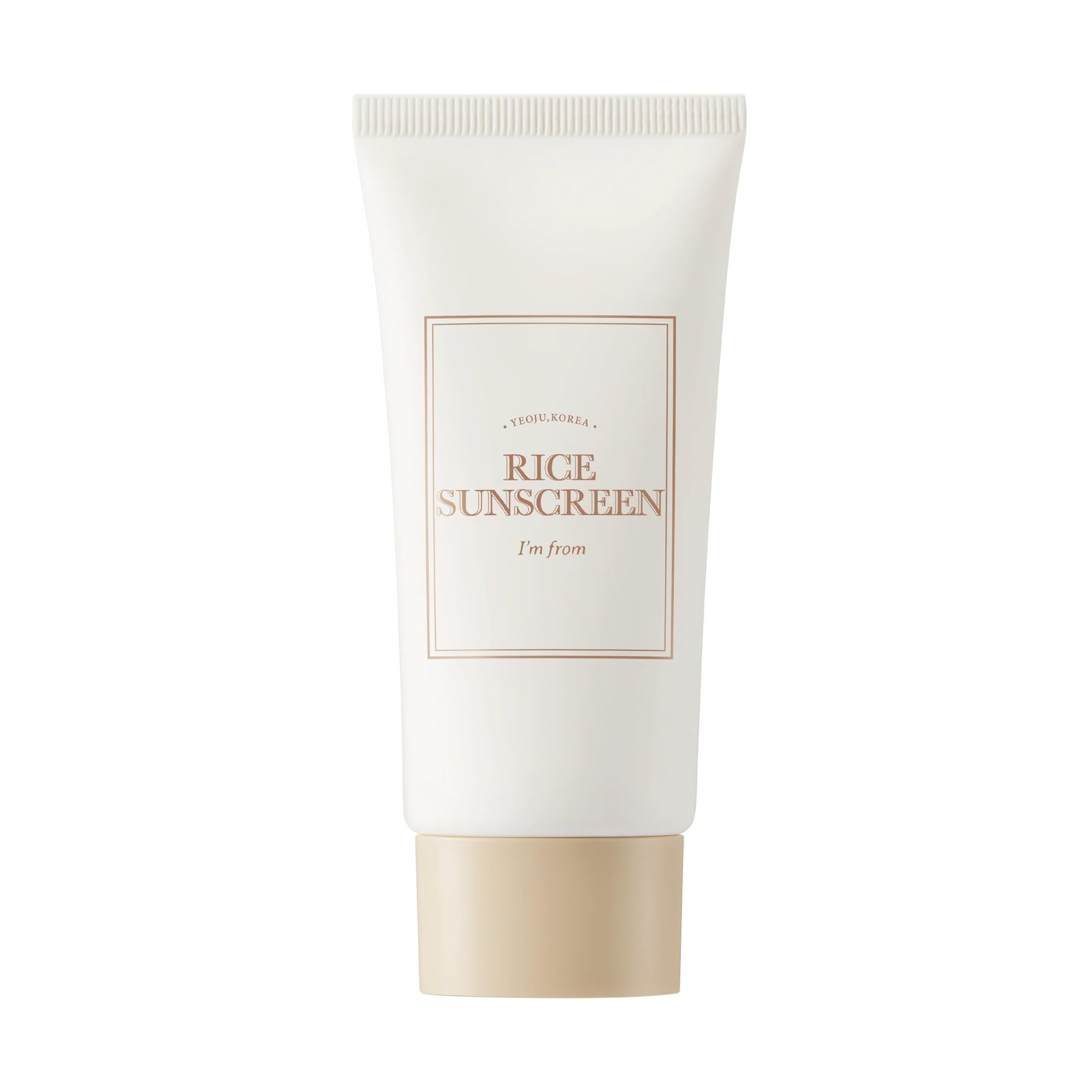 I'm from Rice Sunscreen 50ml, Physical, rice extract 41%, Non-nano zinc oxide, Reef friendly, skin sun protection