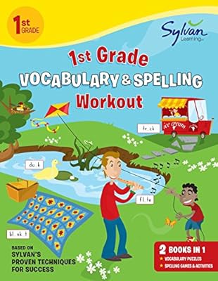 1st Grade Vocabulary Spelling Workout By Learning Sylvan Amazon Ae