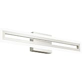 SOLFART 24 Inch LED Bathroom Light Fixtures Brushed Nickel Vanity Lights Bathroom Lighting Fixtures Over Mirror 6000K