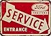 Custom Kraze Ford Tractors Service Entrance Vintage Reproduction Metal Sign 8 x 12