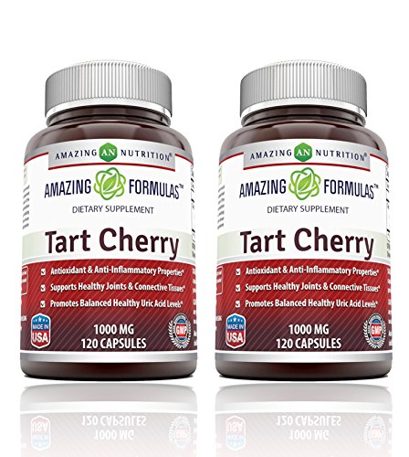 UPC 619639990004, Amazing Formulas Tart Cherry Extract - 1000 Mg, 120 Capsules - Pack of 2