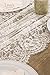 Ling's Moment White Floral Lace Table Runner 32 x 120 Inches for Rustic Country Wedding Party, Bridal Shower, Baby Shower, Candlelight Dinners