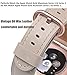 JSGJMY for Apple Watch Band 42mm 44mm 45mm 49mm Ultra 2 1 Series 9 8 7 6 5 4 SE iwatch Bands Women's Dressy Leather Strap Fashion Fancy Light tan Rose Gold