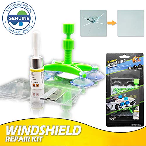 Bamoer Upgraded Auto Windshield Repair Tool，Newest Generation Car Windshield Repair Kit with Windshield Repair Resin for Auto Glass Windshield Crack Chip Scratch, Chips, Cracks, Bulll's-Eyes and Stars - Thumbnail 7
