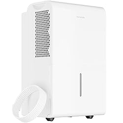 hOmeLabs 50 Pint Wi-Fi Dehumidifier with Pump for