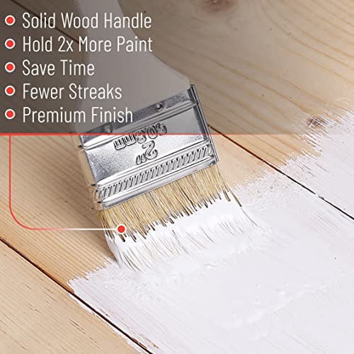 Bates Chip Paint Brushes, 2 Inch, 9 Pack, Chip Brush, Brushes for