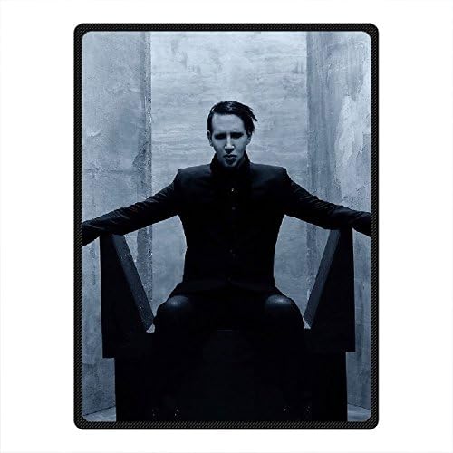 Needyou Marilyn Manson Fleece Throw Woolen Blanket Bed/Sofa Fleece 58" x 80"