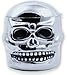 Chrome Skull Herb Grinder with Storage Compartment #8 (1)