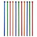 Glitter Swizzle Sticks, 25 Retro Plastic Beverage Stirrers, 6