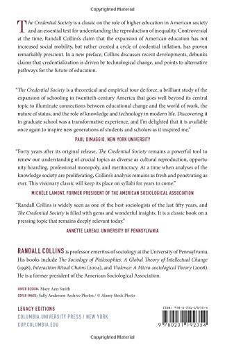 Collins, R: Credential Society - An Historical Sociology of: An Historical Sociology of Education and Stratification - Image 3
