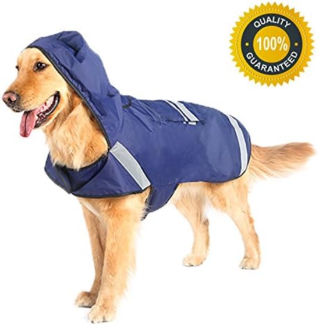 Kpmall Fashion Reflective Waterproof Dog Raincoat Cute Dogs with Cotton