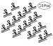 Yooap 18pcs of Pack 3 Inches Wide Stainless Steel Bulldog Clip Suitable for Sealed Coffee and Food Bags, Kitchen and Office Household Use(18PCS)