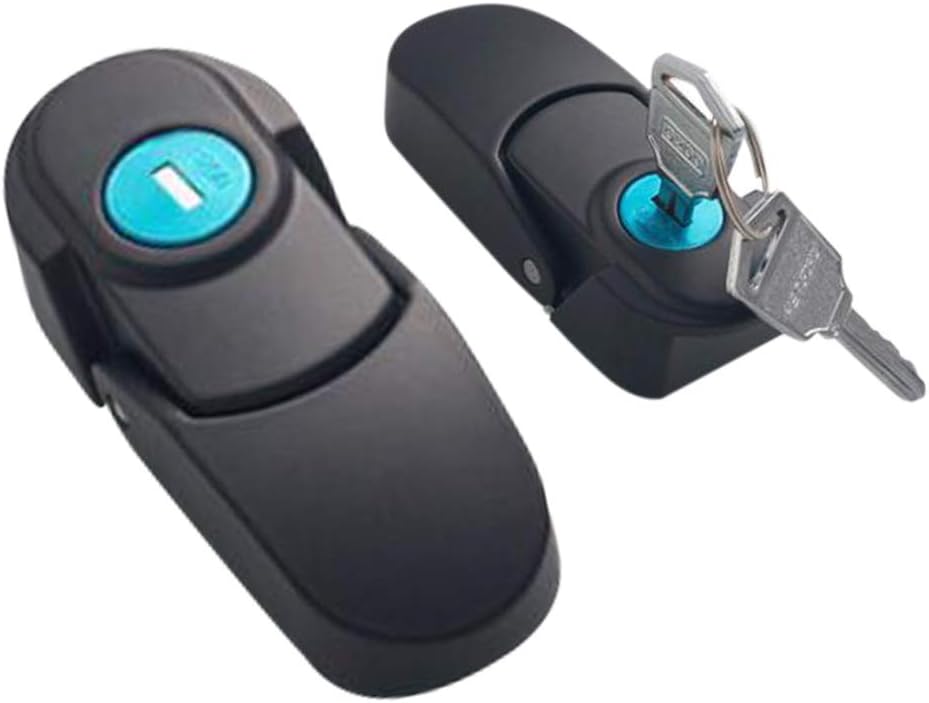 2PCS Hasp Latch Latch with Key Lock ,Locking Latch