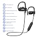 Mpow D2 Bluetooth Headphones up to 16 Hours Playback, IPX7 Waterproof Wireless Earbuds Sport Headphones with Remote and Mic, Secure Fit for Gym Running Workout