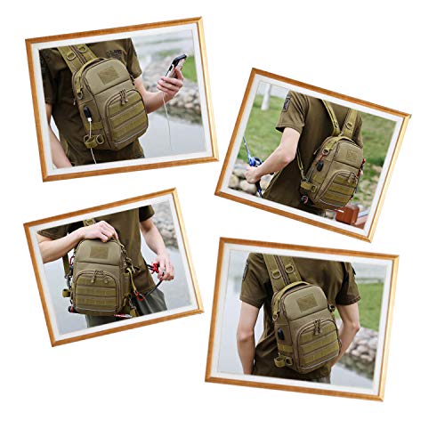 YLINSHA Fishing Backpack,Fishing Tackle Backpack,Equipped with Two Combinable Fishing Tackle