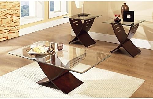 Greyson Living Cache Espresso Wood/ Glass Table (Set of 3)