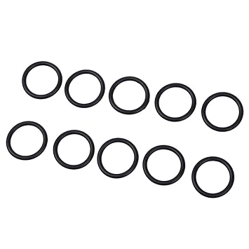 TOOGOO(R) 10 Stueck Mechanische schwarz Gummi-O-Ring Dichtring-Dichtungen 26mm x 20mm