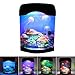 Interlink Jellyfish Tank Aquarium Jellyfish Lamp Electric - with Color Changing Mood Lamp for Home Decoration Magic Lamp Led Ocean Night Light Desktop Bedroom Tabletop