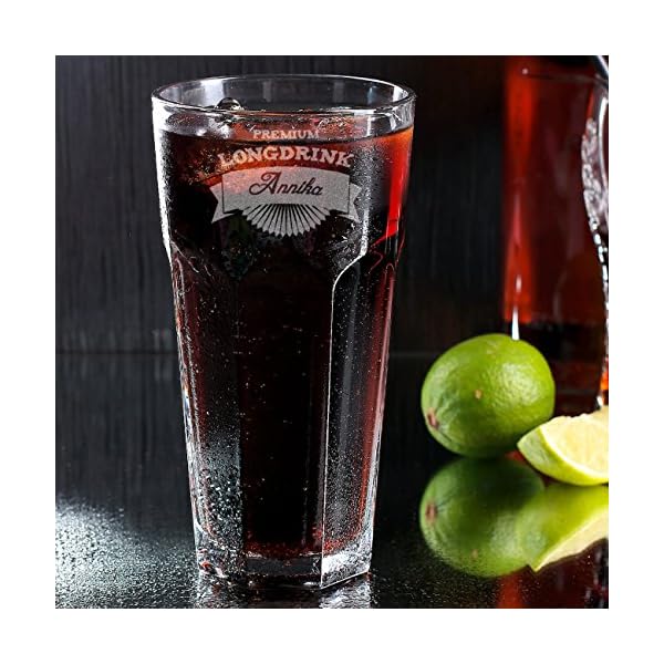 Herz & Heim® Premium Longdrinkglas graviert mit Namen – Bild 4