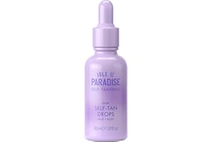 Isle of Paradise Self Tanning Face & Body Drops- Self Tanner Drops for a Natural Bronze, Long-lasting Tan, Cruelty Free, Fragrance Free & Dermatologist-Approved, 1.01 fl. oz