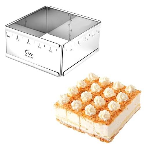 Guowall Stainless Steel Extensible Cake Ring Mold Detachable