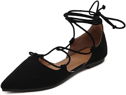 lace up flat shoes women's