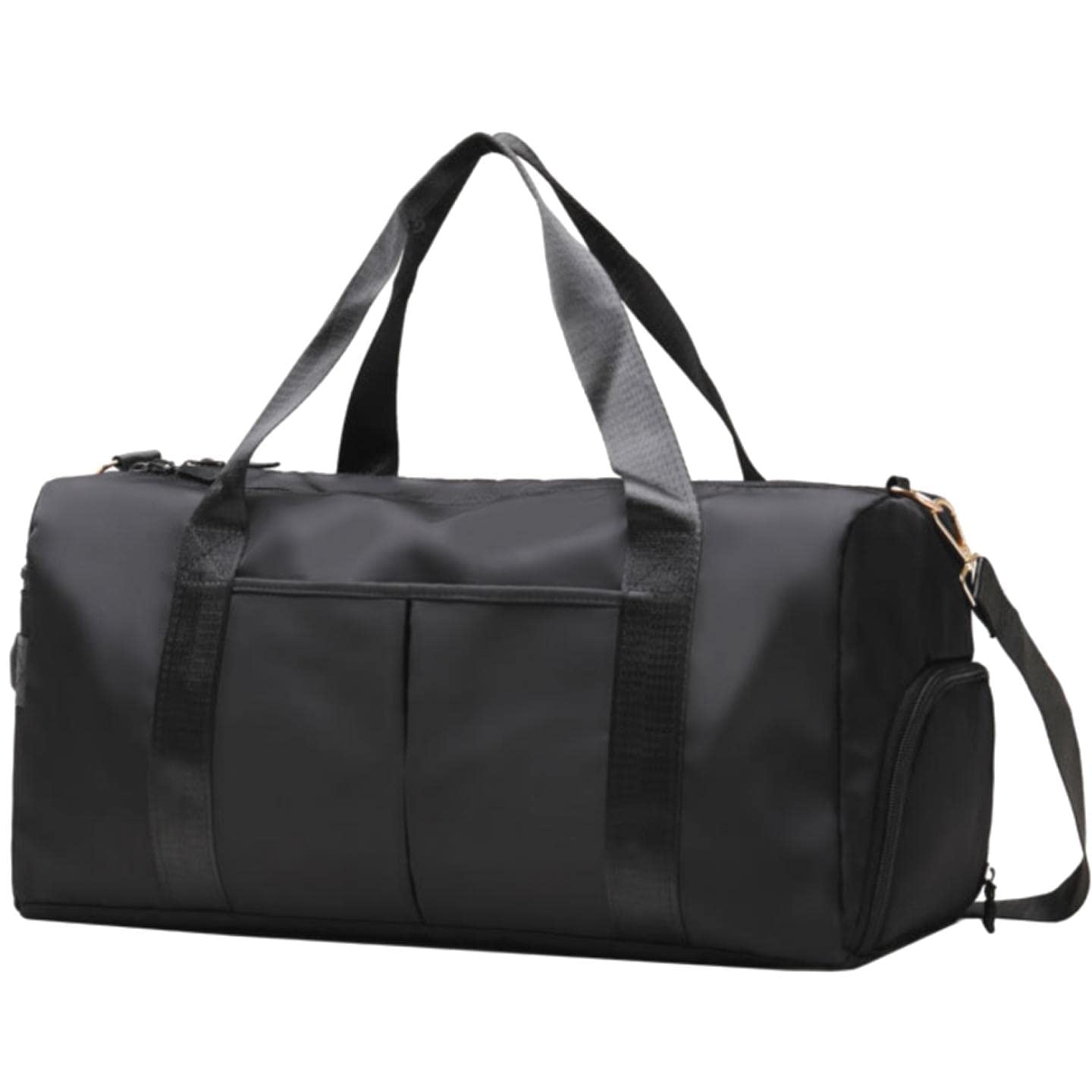 [MORGEN SKY] ボストンバッグ 旅行バッグ 旅行カバン スポーツバッグ ゴルフバッグ 機内持込 シューズ収納 大容量 修学旅行 レーディス メンズ 出張 ジム運動 ヨガ 1泊 BAG01(BAG01,ブラック)商品画像