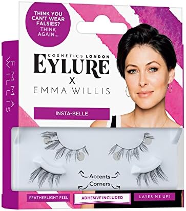 Eylure x Emma Willis Strip Lashes- Insta Belle 1 Count (Pack of 1), black - Image 3