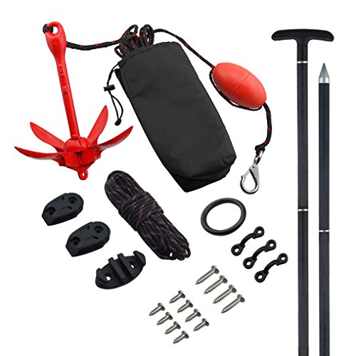 Buy Vibe Complete Kayak/Canoe Anchor Bundle Includes 3 lb Grapnel