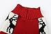 Lanyarco Ugly Vintage Christmas Dog Sweater, Knit Xmas Reindeer Holiday Pet Clothes Outfit Dog Christmas Sweater for Dogs, Large (L) Size 16