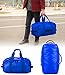 Bago Field Duffel Bag/Backpack.Travel Tactical Duffle For Army Camping (Blue)