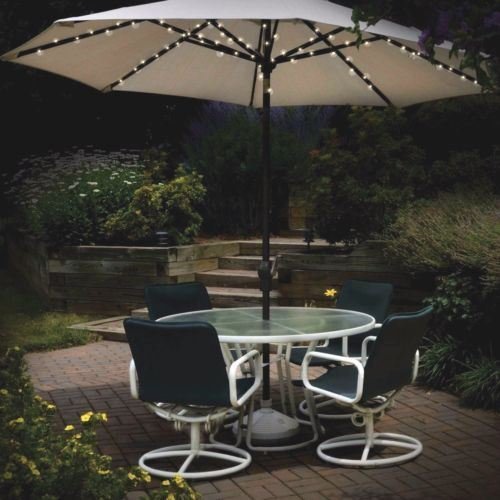 New 72 Led Solar Powered Umbrella Chain Buy Online In Israel At Desertcart