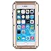 iPhone 7 Plus Case,Gorilla Glass Luxury Aluminum Alloy Protective Metal Extreme Shockproof Military Bumper Heavy Duty Cover Shell Case Skin Protector for Apple iPhone 7 Plus (Gold)