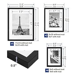 SONGMICS Gallery Wall Frame Set, Multi Picture