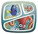Zak Designs Finding Dory 3-section Kids Plate, Dory