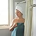 Kleager Shower Hair Towel Super Absorbent Microfiber (2 Pack) Hair Wrap Shower and Swimming Soft Hair Turban Drying Cap - White