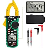 Digital Clamp Meter, LIUMY Auto-Ranging AC/DC Clamp Multimeter with Analog Function, NCV, Work Light/ Memory peak, Non- contact Voltages/ Frequency/ Resistance/ Capacitance/ Connections/ Diodes