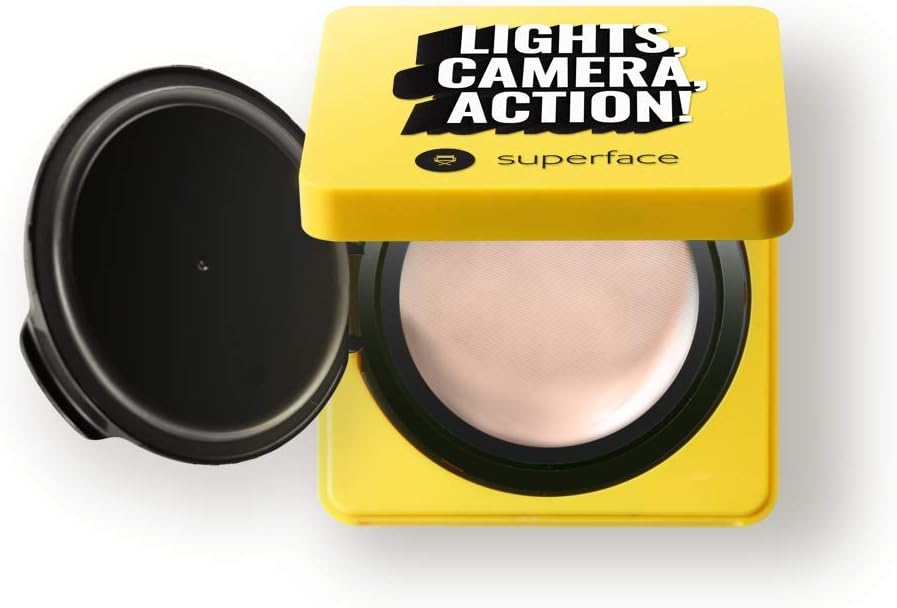 Superface Zoom In Mesh Cushion, SPF 50+PA+++, Brightening, Anti-Wrinkling, UV Protection Multi Functional Cushion Foundation, 1 Refill Pouch Included (12g/0.42oz.) (00 Fair)