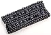 YACQ Jewelry Multilayer Crystal Stretch Sleeve Cuff Bracelet for Women Gold Silver Black Color 2 Row