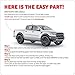 GOLD HOOK 2017 Ford F150 4x4 Decal FG Offroad Stickers Truck Bed Side Graphics (Set of 2)