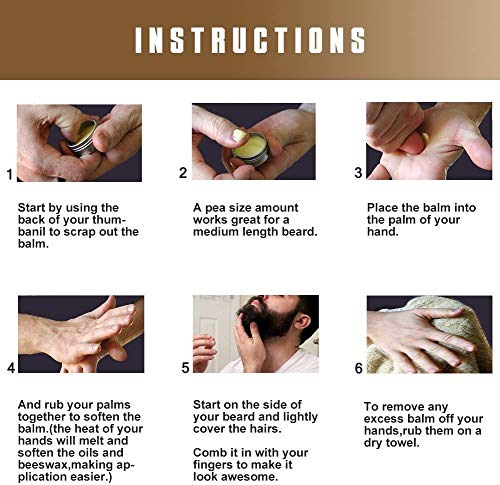 Balsamo-de-BarbaBalsamo-para-barbaCera-para-barbaBalsamo-Barba-para-HombresCuidado-natural-de-la-barbaArregla-la-barbaPara-el-cuidado-de-la-barbaHidratar-y-nutrir-pieles-y-barbas