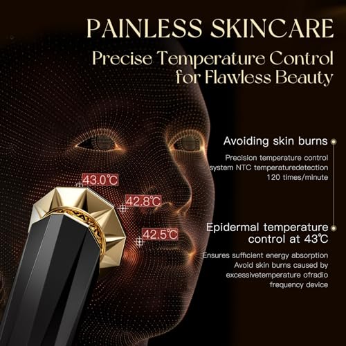 ANLAN Radiofrequency Facial Massager 18K Gold Anti-Wrinkle Professional Anti-Ageing Sensitive Skin Available