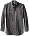 Carhartt Men's Big Relaxed Fit Midweight Long-Sleeve Shirt, Black Chambray, 2X-Large/Tall