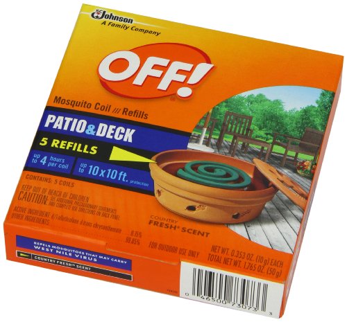 Off! Off! Mosquito Coil Refill, 5 Count(total net wt. 1.765oz)