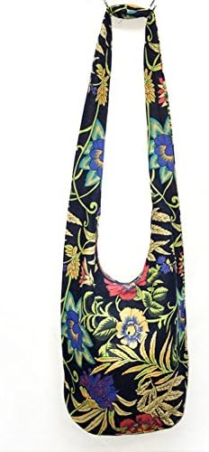 Bohemian Cotton Hippie Crossbody Bag Hobo Sling Bag Handmade Messenger Shoulder Bags