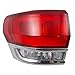 Drivers Taillight Tail Lamp Quarter Panel Mounted w/Chrome 14-18 Jeep Grand Cherokee Replaces 68110017AF CH2804106 166-02614L AutoAndArt