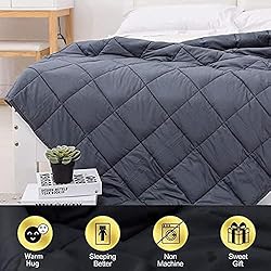 Alomidds Twin Size 15lbs, Weighted Blanket for